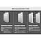 Zenith Products Zenna Home 26 in. H X 16 in. W X 4-1/2 in. D Rectangle Medicine Cabinet/Mirror MM1027 - alternate 2